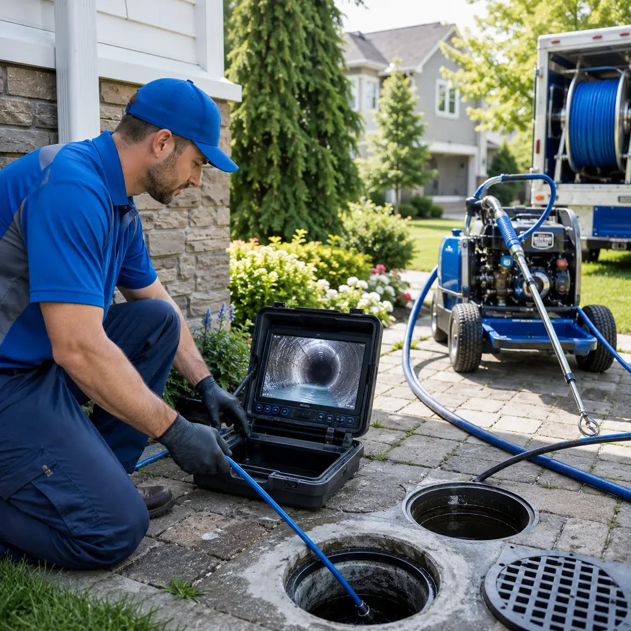 Outdoor drain cleaning professionals serving University, MS